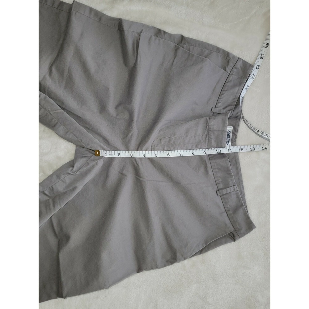 Pendleton Womens Gray Flat Front Straight Leg Cas… - image 3